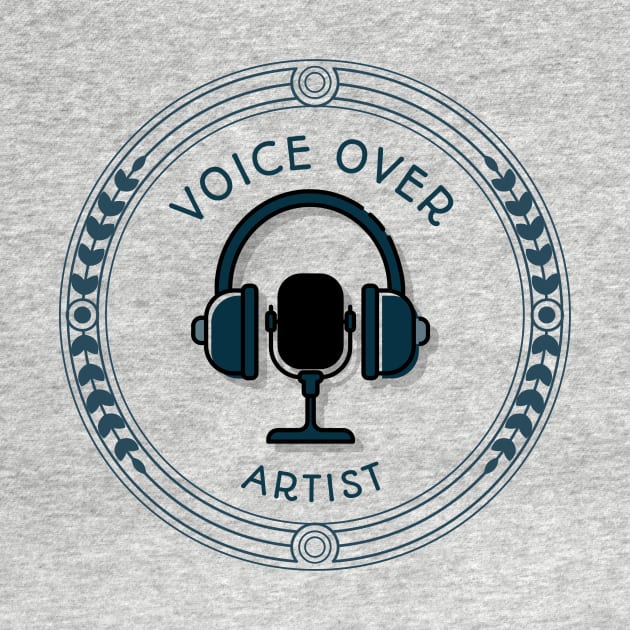 voice Over artists strident logo by Salkian @Tee